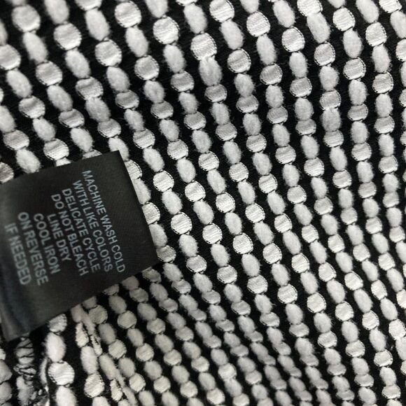 Torrid Dress 1X Black White Polka Dot Swing Mini Challis Shirred Front Skater - Picture 6 of 9